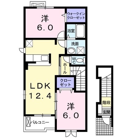 フォレストIの物件間取画像